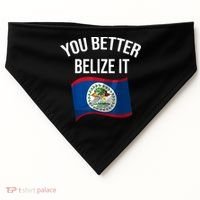 Cute You Better Belize It USA-Made Doggie Bandana thumb 0