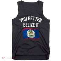 Cute You Better Belize It Tank Top thumb 0