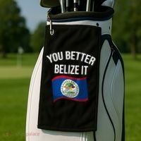 Cute You Better Belize It Golf Towel thumb 2