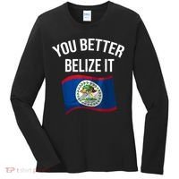 Cute You Better Belize It Women's Long Sleeve Shirt thumb 0