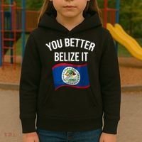 Cute You Better Belize It Kids Hoodie thumb 3