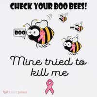 Check Your Boo Bees Mine Tried To Breast Cancer Awareness Women's Tank Top thumb 5