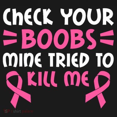 Check Your Boobs Mine Tried To Kill Me Ribbon Mousepad