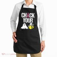 Check Your Boo Bees Funny Breast Cancer Halloween Gift Apron thumb 2