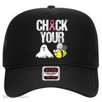 Check Your Boo Bees Funny Breast Cancer Halloween Gift Hat thumb 0