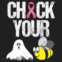 Check Your Boo Bees Funny Breast Cancer Halloween Gift Hat thumb 2