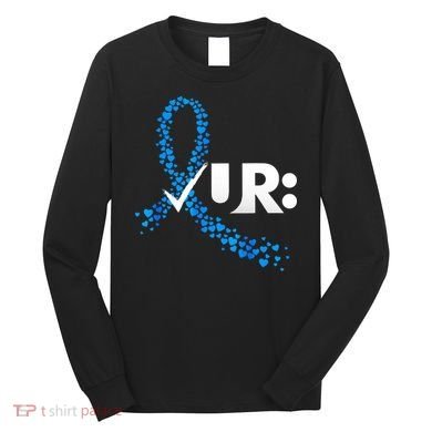 Check Your Colon Colorectal Cancer Awareness Long Sleeve Shirt