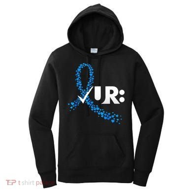 Check Your Colon Colorectal Cancer Awareness Women's Hoodie