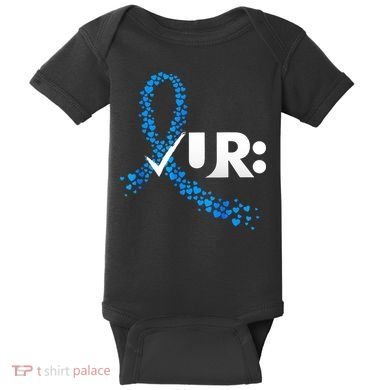 Check Your Colon Colorectal Cancer Awareness Baby Bodysuit