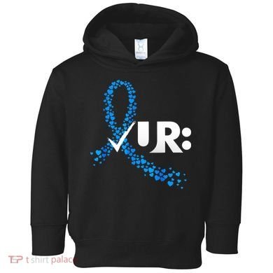 Check Your Colon Colorectal Cancer Awareness Toddler Hoodie