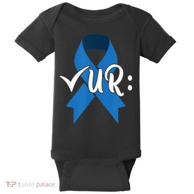 Check Your Colon Colorectal Cancer Awareness Baby Bodysuit