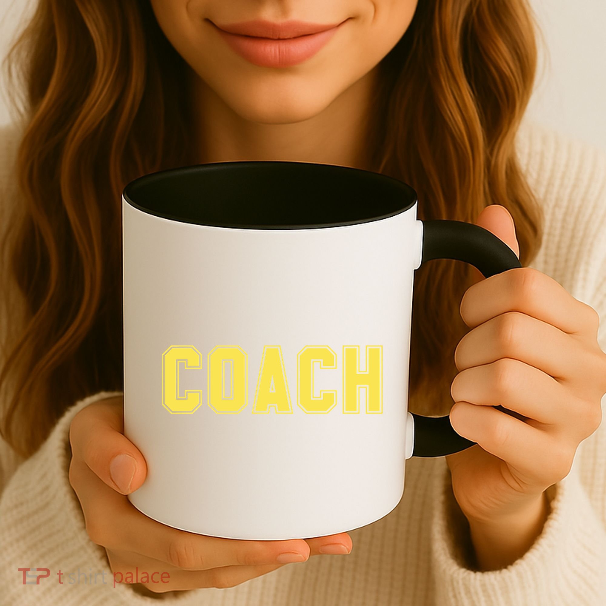 Coach Yellow Coffee Mug