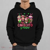 Cafecito Y Chisme Funny Spanish Mexican Coffee Lover Hoodie thumb 0