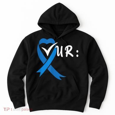 Check Your Colon Colorectal Cancer Awareness Hoodie