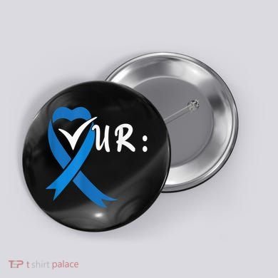Check Your Colon Colorectal Cancer Awareness Button