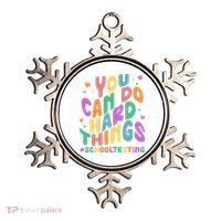 Cute You Can Do Hard Things #School Testing Ornament thumb 0