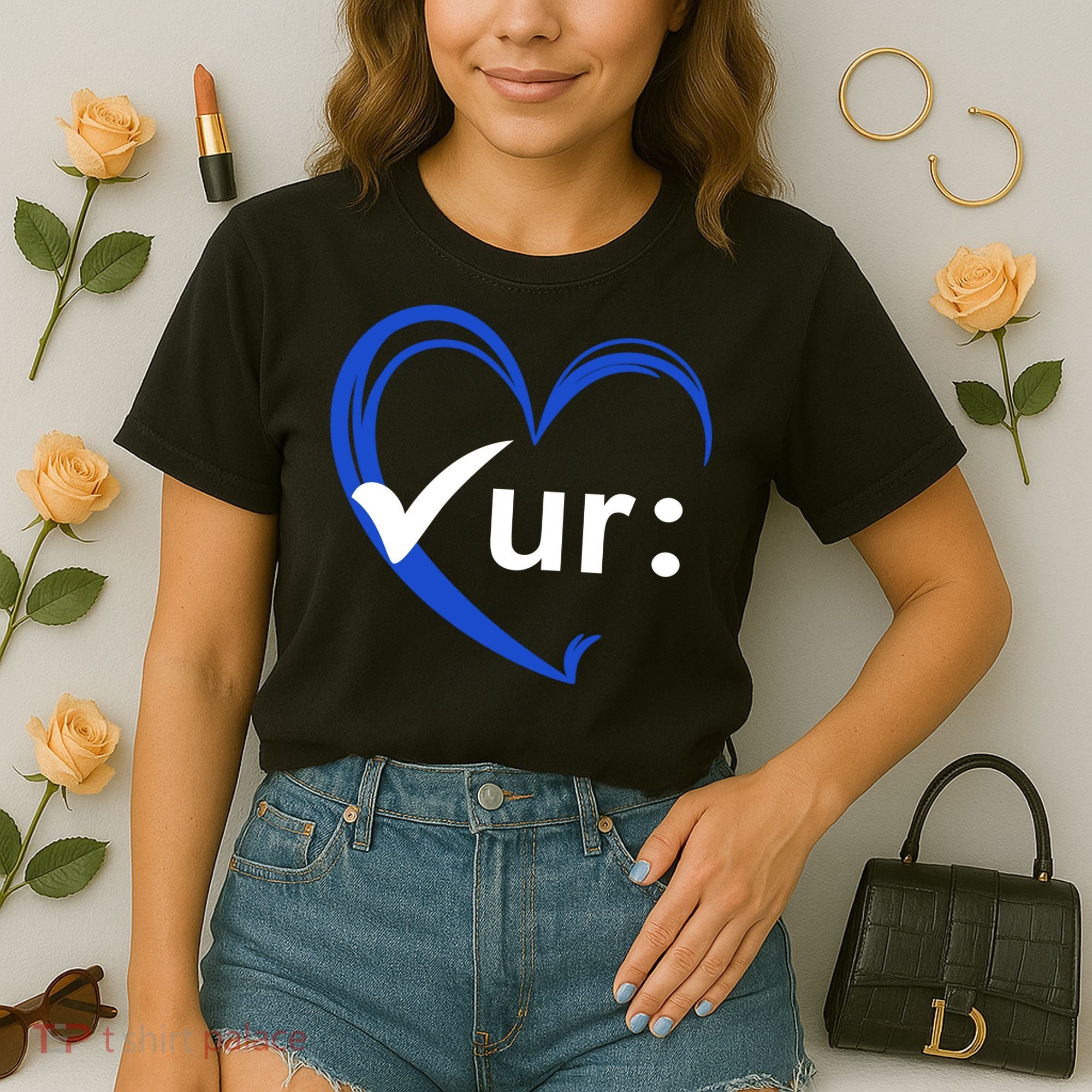 Check Your Colon Cancer Awareness Heart Comfort Colors Boxy T-Shirt