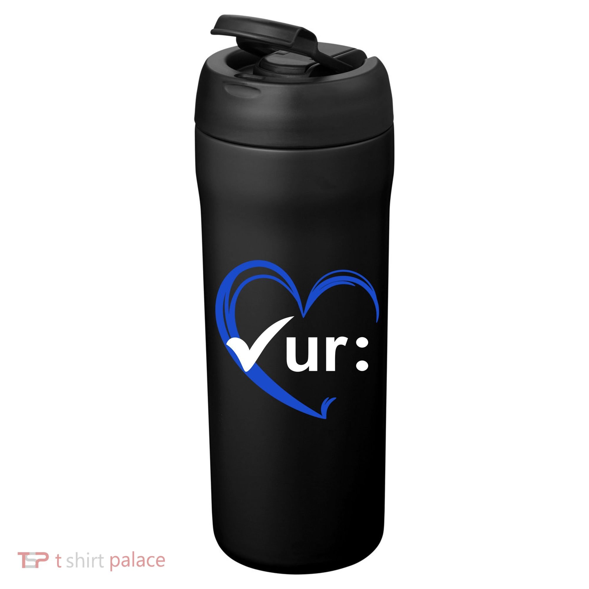 Check Your Colon Cancer Awareness Heart 24oz Duet Stainless Steel Tumbler