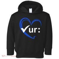 Check Your Colon Cancer Awareness Heart Toddler Hoodie thumb 0