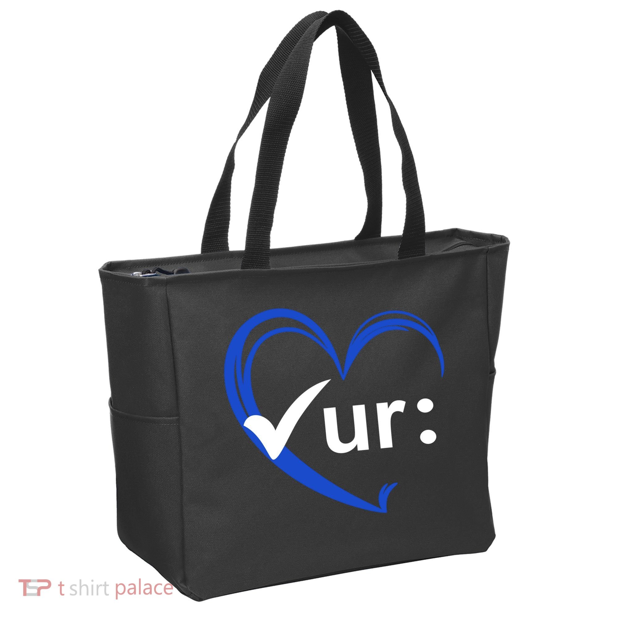 Check Your Colon Cancer Awareness Heart Tote Bag