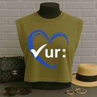 Check Your Colon Cancer Awareness Heart Garment-Dyed Women's Muscle Tee thumb 3