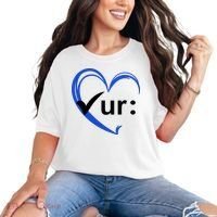 Check Your Colon Cancer Awareness Heart Comfort Colors T-Shirt thumb 0