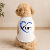 Check Your Colon Cancer Awareness Heart Doggie Tank thumb 2