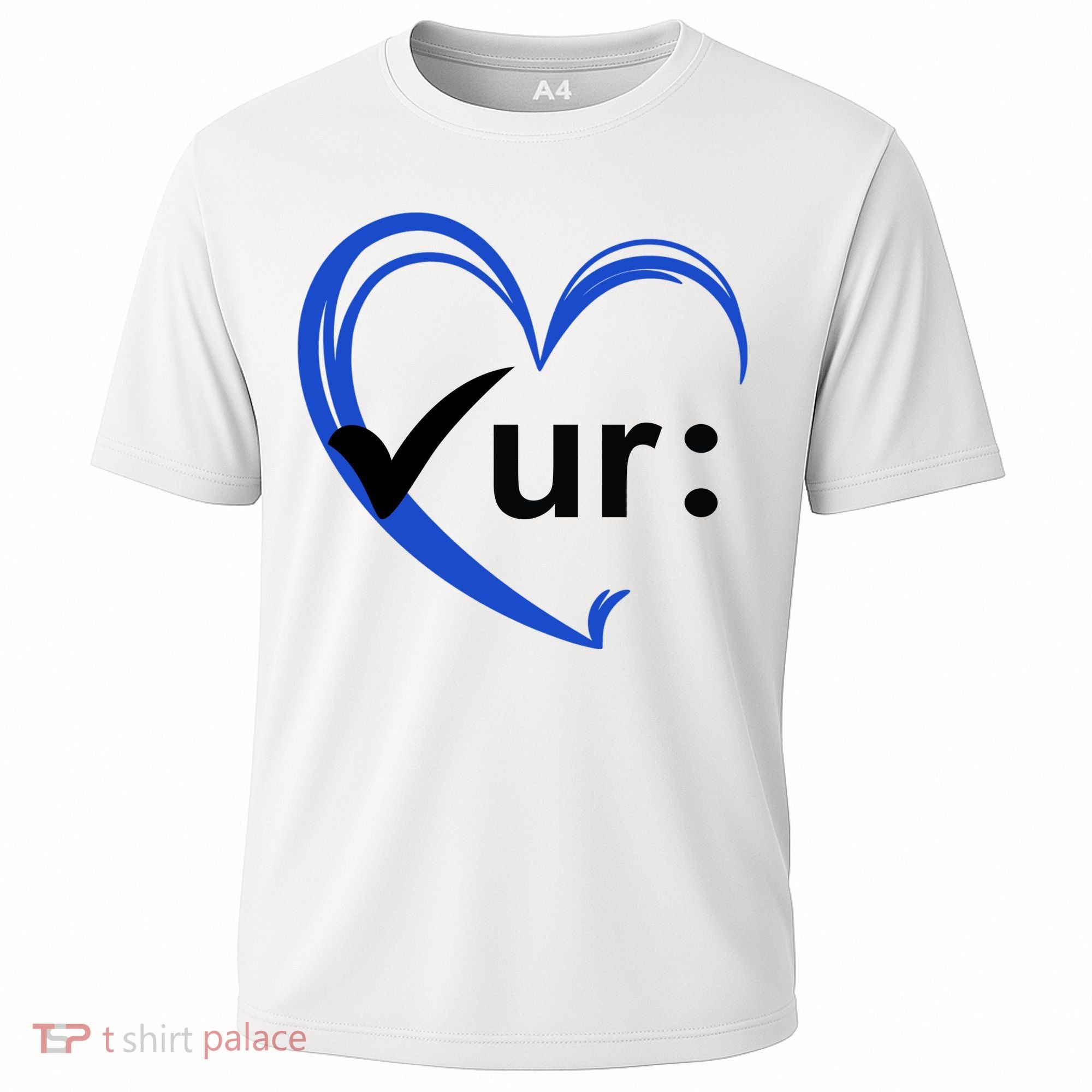 Check Your Colon Cancer Awareness Heart Cooling Performance Crew T-Shirt