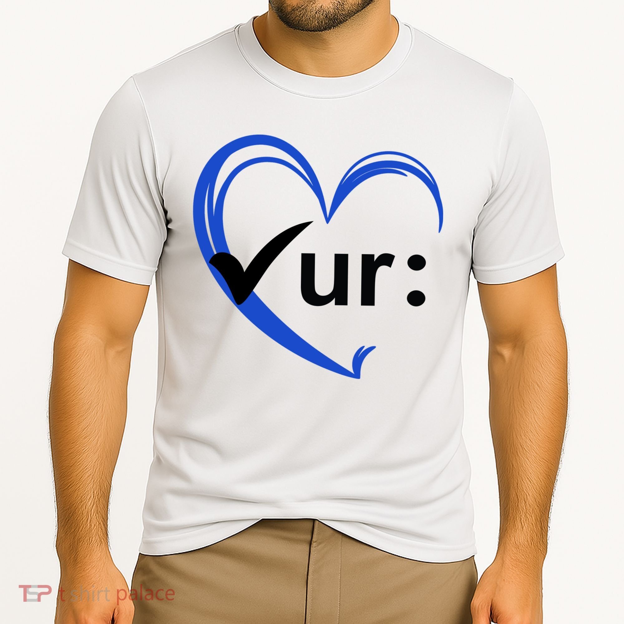 Check Your Colon Cancer Awareness Heart Cooling Performance Crew T-Shirt