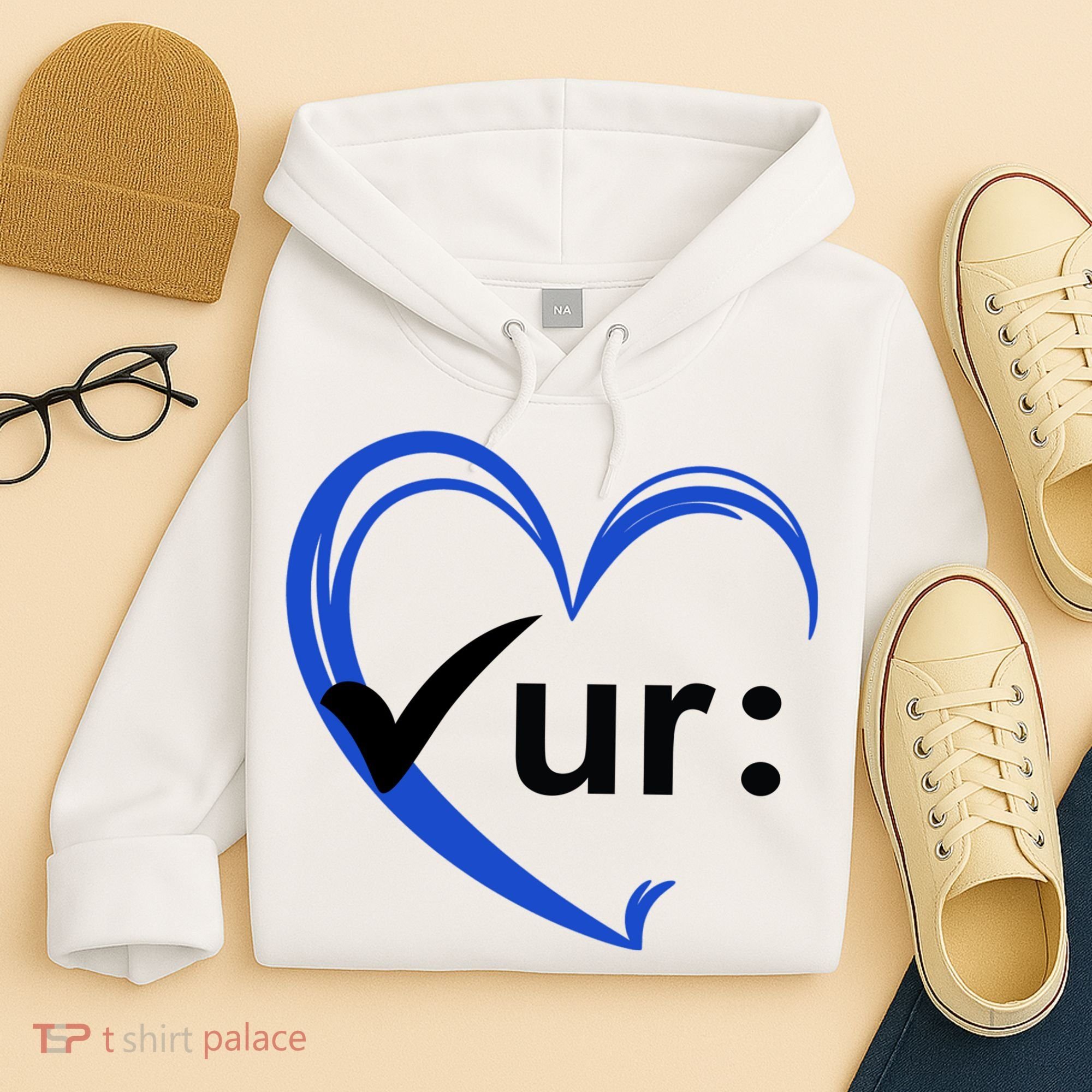 Check Your Colon Cancer Awareness Heart Hoodie