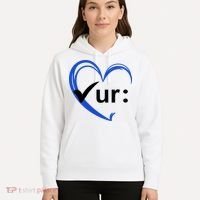 Check Your Colon Cancer Awareness Heart Hoodie thumb 5