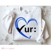 Check Your Colon Cancer Awareness Heart Sweatshirt thumb 2