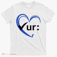 Check Your Colon Cancer Awareness Heart T-Shirt thumb 0