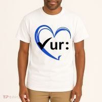 Check Your Colon Cancer Awareness Heart Tall T-Shirt thumb 2