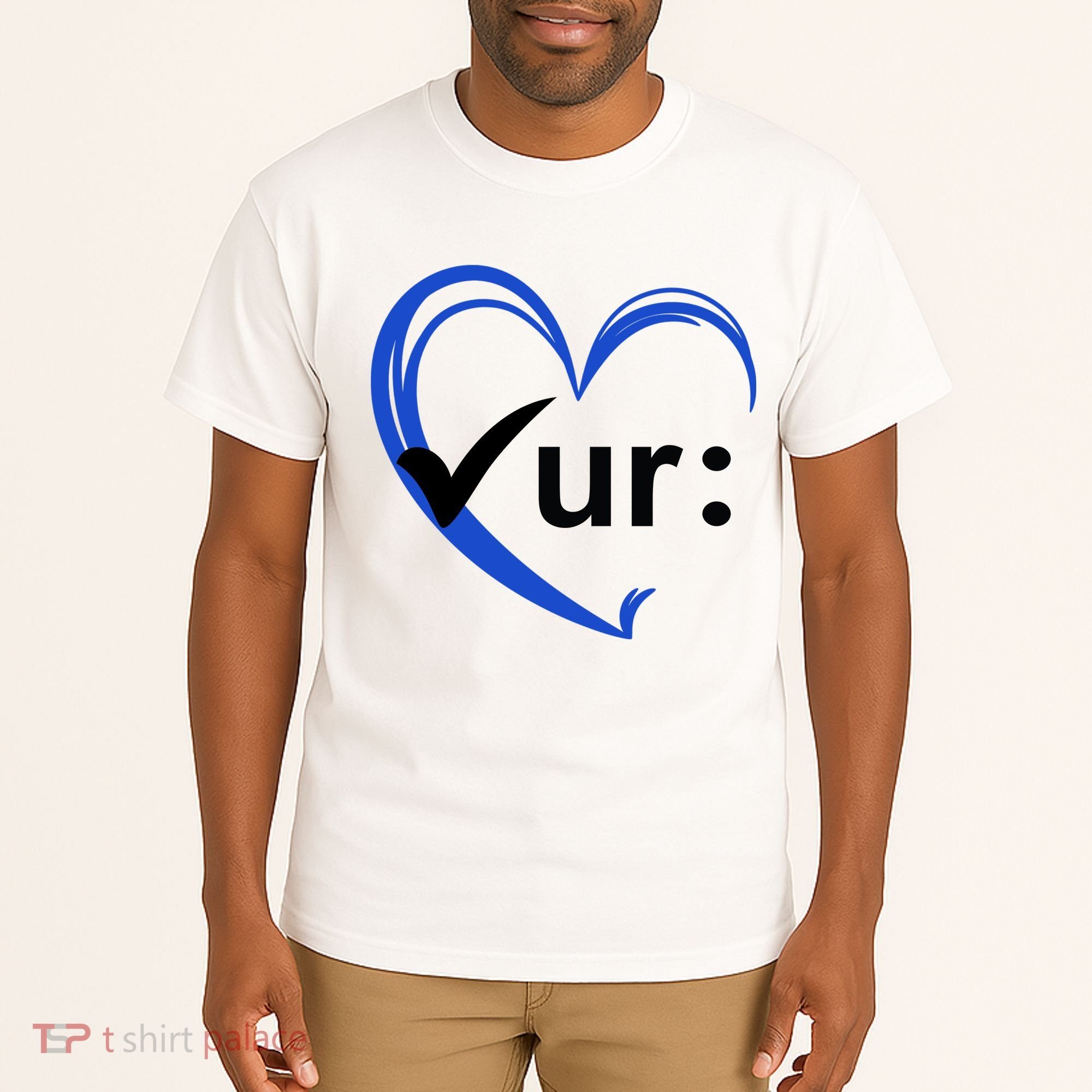 Check Your Colon Cancer Awareness Heart Tall T-Shirt