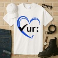 Check Your Colon Cancer Awareness Heart Tall T-Shirt thumb 3