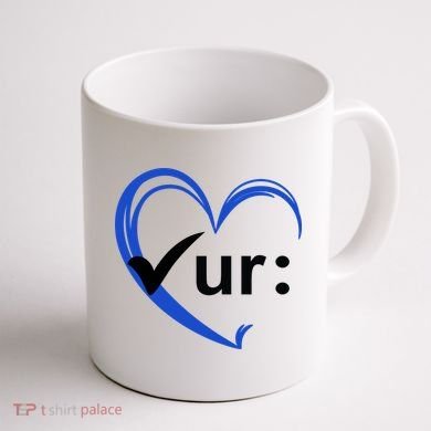 Check Your Colon Cancer Awareness Heart Coffee Mug back