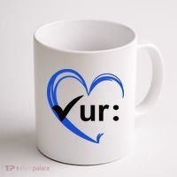 Check Your Colon Cancer Awareness Heart Coffee Mug thumb 1