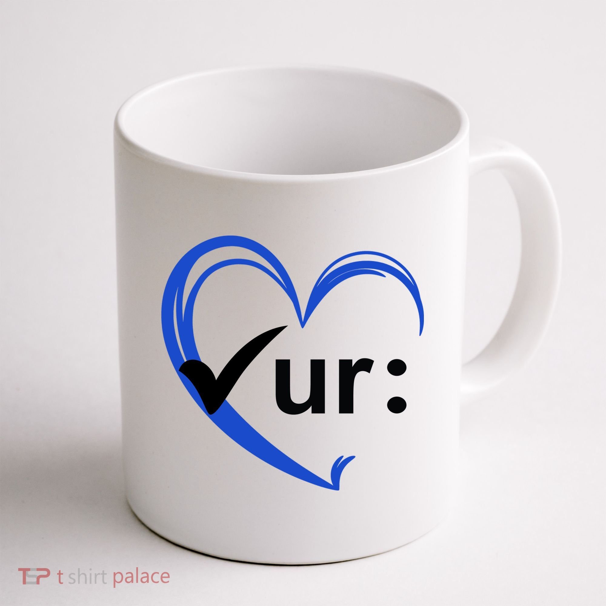 Check Your Colon Cancer Awareness Heart Coffee Mug