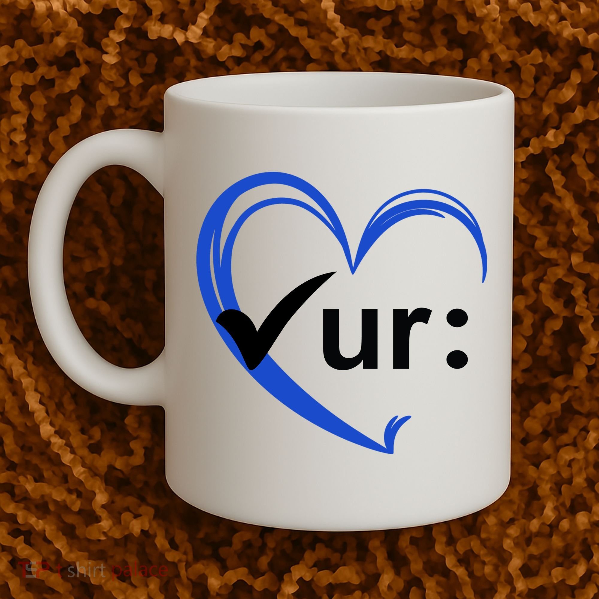 Check Your Colon Cancer Awareness Heart Coffee Mug