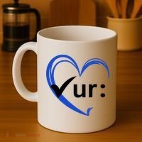 Check Your Colon Cancer Awareness Heart Coffee Mug thumb 4