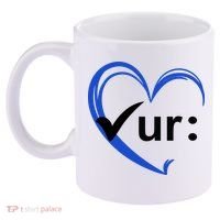 Check Your Colon Cancer Awareness Heart 11oz C Handle Ceramic Mug thumb 2
