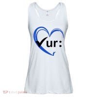 Check Your Colon Cancer Awareness Heart Ladies Essential Flowy Tank thumb 0
