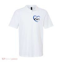Check Your Colon Cancer Awareness Heart Polo thumb 0