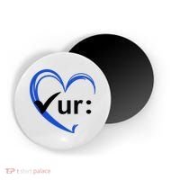 Check Your Colon Cancer Awareness Heart Magnet thumb 0