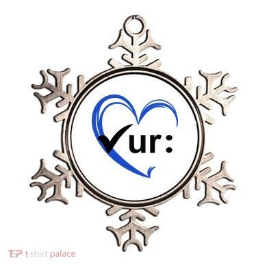 Check Your Colon Cancer Awareness Heart Ornament