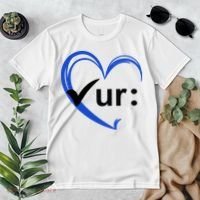 Check Your Colon Cancer Awareness Heart Premium T-Shirt thumb 2
