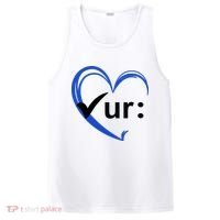 Check Your Colon Cancer Awareness Heart PosiCharge Competitor Tank thumb 0