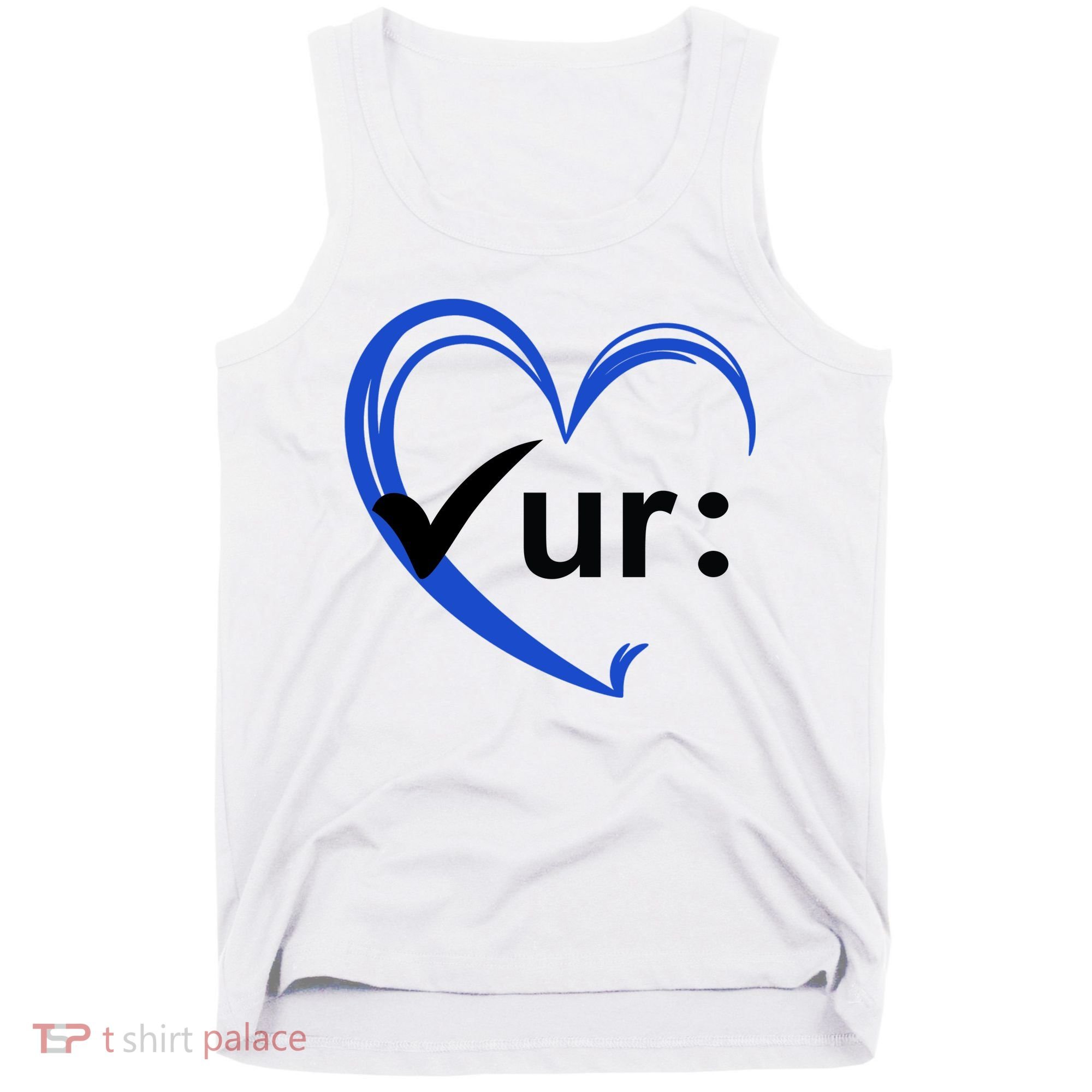Check Your Colon Cancer Awareness Heart Tank Top