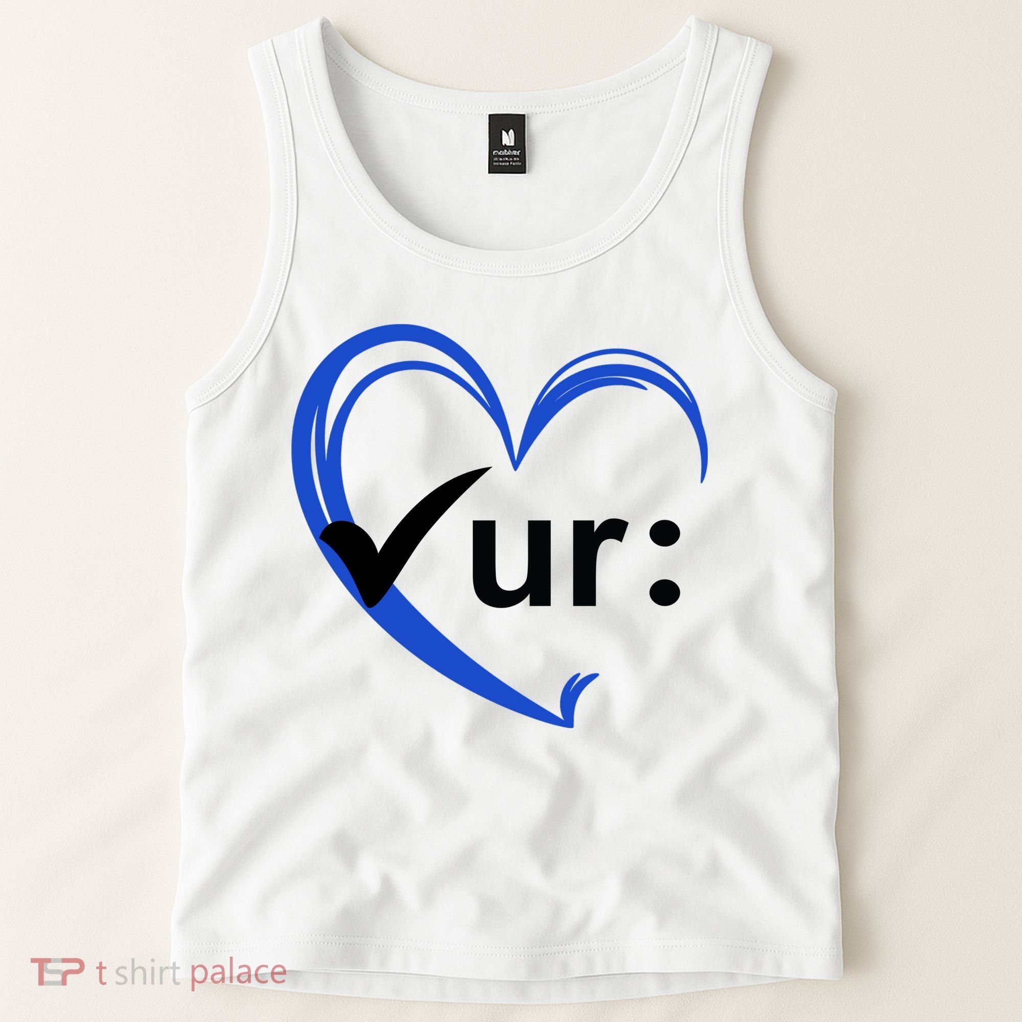 Check Your Colon Cancer Awareness Heart Tank Top